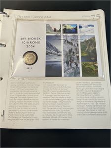 Nr 75 Ny Norsk 10 krone - 2004