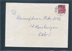 Brev stemplet "HOMBOR 27-10-69"