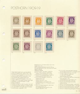 Nk 96-1740 + FH 159-62 fra 2010 xx. Postfrisk komplett i 5 bind minus Nk 102a (satt inn 2 stk 102b) 109 I, 110 I og 110Ia og London-serien fra Samlerhuset. Nk 272 med kopi av  attest FCM 1992. Tjeneste-, porto- og returmerker er satt opp i egne lotter. Vekt 9,3 kilo