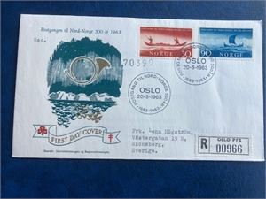 NK 536-37  Nord Norge FDC