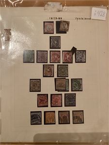 Tyskland Samling på albumark 1975-1938 stemplet