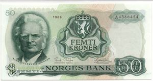 50 kroner 1966 A.4386454. Kv.0