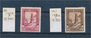 IT. SOMALILAND x Mi 175A og 177A (€ 350)