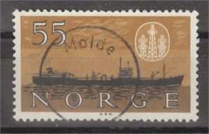 NK 488 Molde (i21 ) 13-1-61 nydelig på 55ø skip