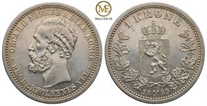 1 krone 1895 Oscar II. Kv.0