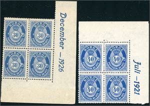 Norgessamling ca 1909 til 1997 i 10 album. Meget fyldig samling med enkeltmerker, blokker og FDC/brev.