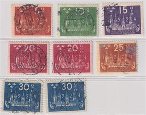 Sverige Facit 196/206. Blandet kval. dubletter. (F 2190)