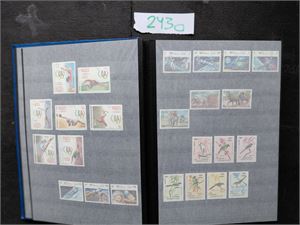 CAMBODSJA xx/o samling 1989-95 i 64 siders bok. Absolutt mest postfriskt