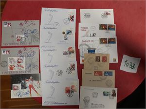 SÆRSTEMPLER + Diverse 60-90-tallet, mye frankert med NORWEX 80-merker fra hefter, speiderstempel Bodø 1964, diverse FDC etc