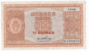 10 kroner 1948 H.1384173
