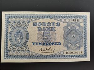 5 kroner 1948 D ex. Skanfil 2014