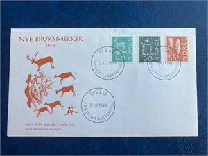 NK 610-12 Bruksmerker FDC