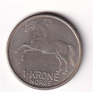 1 krone 1958 kv. 0/01