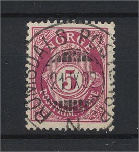 NK 118 lux Romsdals Posteksp. N 21-IX-32 (5ø posthorn)