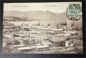 ITALIA/TYRKIA Postkort  stemplet "POSTA MILITARE 13.5.21"