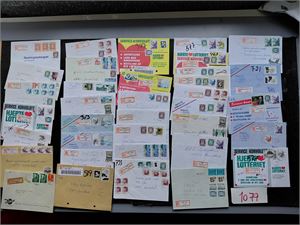 ROGALAND-REKBREV 36 forskjellige stempler