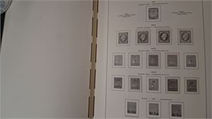 NORGE Leuchtturmalbum 1858-2002 med förtryck och delvis insatta plastfickor. Tomt eller väldigt