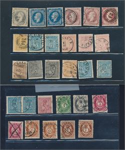 Ex Nk 2-21 o. 29 skillingsmerker, stort sett ok