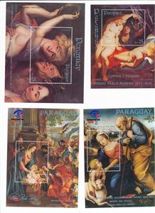 PARAGUAY xx Mi Bl 396-97 og 402-03, 4 postfriske miniark fra 1984 (€ 68)