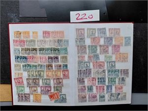 ANGOLA Store mengder dubletter i 16 siders bok og noen plansjer. Symbolsk utrop!