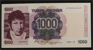 1000 kroner 1990 Norge 0 6102044543
