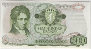500 kroner 1978 A.1157819. Kv.0