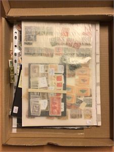 Jaoan Lot på instikkskort mm.   Gammelt og noe nyere   Lot i eske