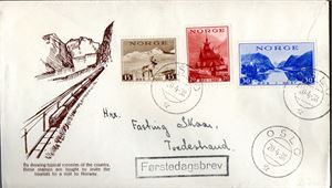 FDC Turistmerker 1938