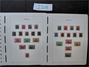 ALLENSTEIN o/x komplett samling Mi 1-28 (€ 80) + xx Type I (1920)(€ 260)
