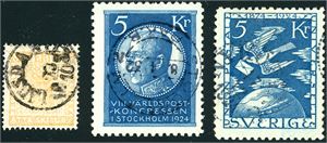 Sverige. Collection to 1977 in a Davo-album.