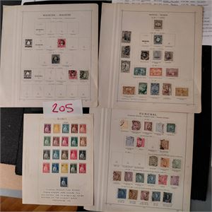 MADEIRA/FUNCHAL Eldre merker, dels på fortrykk (€ 397)