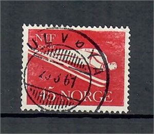 Hjelpestempel Ulvøya 20.3.1961