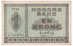 1 krone 1946 I