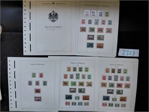 BELGISK POST TYSKLAND, EUPEN & MALMÉDY x komplett samling på LT ark (€ 700)