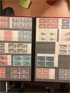 Lot, Norge 4-blokker st / ** fra 1900 - 1980 ,  flere bedre observert i Mapper og instikksbøker.