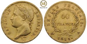 40 Francs 1811 Napoleon. Kv.1+