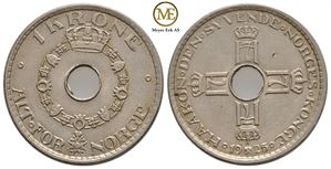 1 krone 1925 Haakon VII. Kv.01