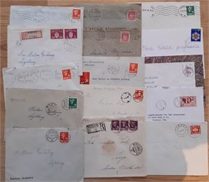 Brevlot: ca 400 brev, C6. 1900-2000. Blandet kv.