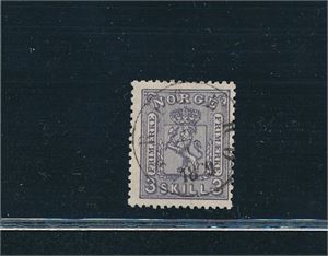 Nk 13b o. Pent merke med prima "KRAGERØ"