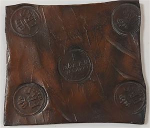 SVERIGE. Fredrik I (1720–1751). Plåtmynt 1 Daler SM 1747. ( 617 gr  Kv. 1+01)