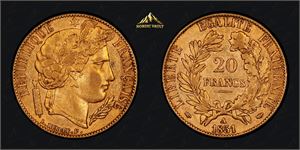 20 Francs 1851 A Gull