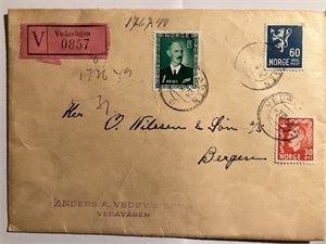 Vedavågen (Rogaland) - verdibrev 1952