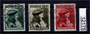 Nk 345-47 o. Fullstempler på Nasjonalhjelpen