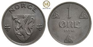 1 øre 1941 Haakon VII. Prakt eksemplar