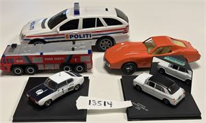 MODELLBILER Realisasjon 5 stk, estimat pris 500, vekt 1,1 kilo