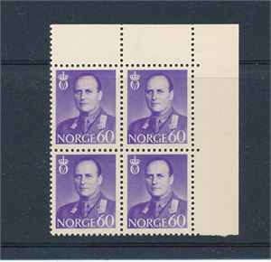 Nk 464 xx. 60øre Olav i 4-blokk (Hk 200)