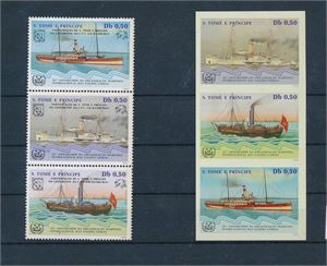 SAO TOMÉ E PRINCIPE xx 1984 skip, nevnt i Michel, ikke priset