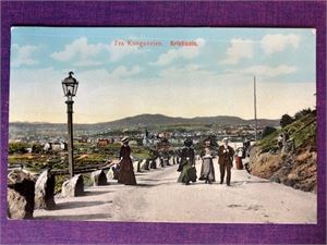 OSLO Fra Kongsveien - N.J. No 30x6 - brukt 1915