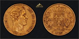 20 Francs 1827 A Gull