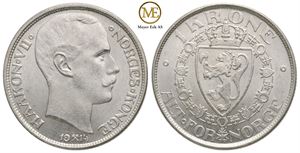 1 krone 1914 Haakon VII. Kv.0
